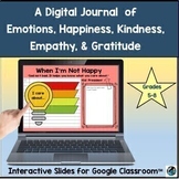 Social Emotional Learning - Digital SEL Journal for Google