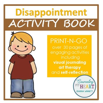 Preview of Social Emotional Learning Divorce Jail Absent Parent Activity Book (Print-N-Go)
