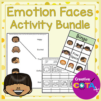 Preview of Occupational Therapy Social Emotional Learning Skills Emotion Faces Activities