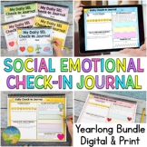 Social Emotional Learning Emotions Check-In Journal & Morn