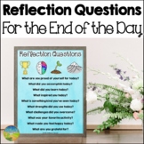 Social Emotional Learning End of the Day Reflection Questi