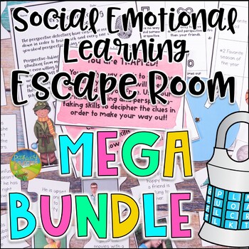 Preview of Social Emotional Learning Escape Room Mega Bundle