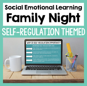 Preview of Self Regulation Activities For A Social Emotional Learning Family Night Event