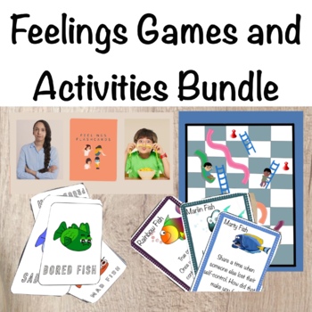 Preview of Social Emotional Learning: Feelings Games and Activities Bundle