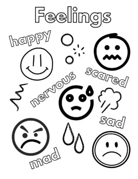 Social Emotional Learning- Feelings and Emotions Coloring Pages and ...