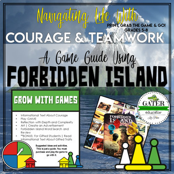 Preview of Team Building Activities | Social Skills Playing Games | Forbidden Island Game