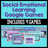 Social Emotional Learning Google Slides Games Bundle (Save 20%)