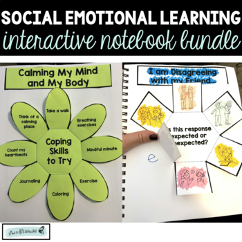 Preview of Social Emotional Learning Interactive Notebook Bundle