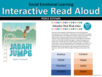 Preview of Social Emotional Learning Interactive Read Aloud Mini Lesson for "Jabari Jumps"