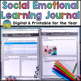 Social Emotional Learning Journal - SEL Back to School, Activities, & Workbook