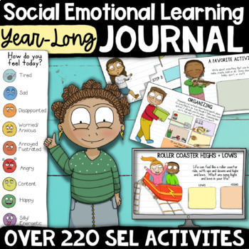 Preview of Social Emotional Learning Journal: Over 220 SEL Activities & Feeling Check-Ins