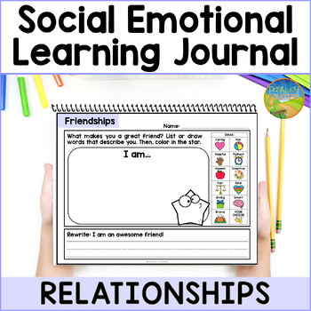 Preview of Social Emotional Learning Journal - Relationship Skills Morning Work