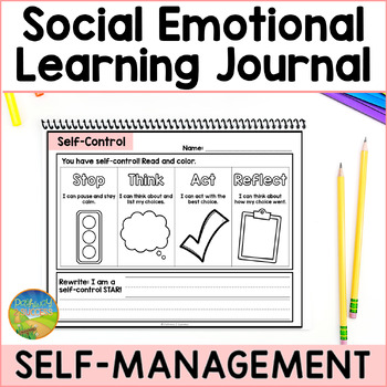 Preview of Social Emotional Learning Journal - Self-Management Skills Morning Work