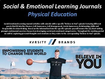 Preview of Social & Emotional Learning Journals - Physical Education