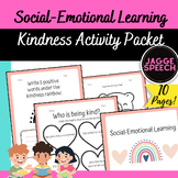 Social Emotional Learning Kindness Activity Packet