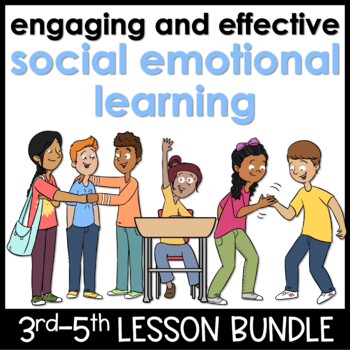 Preview of Social Emotional Learning Lessons | Guidance Lessons Bundle for Upper Elementary