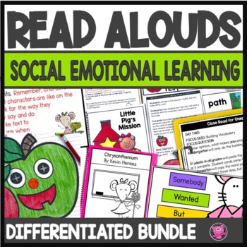 Preview of Social Emotional Learning Lessons Worksheets Kindergarten & 1st Grade Activities