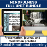 Social Emotional Learning activities Mindfulness lessons bundle