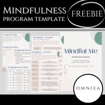 Preview of Social-Emotional Learning Mindfulness Program