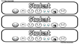 Social Emotional Learning Name Tags with Emojis