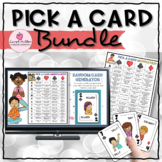 Social Emotional Learning Pick A Card Bundle | Counseling Prompts