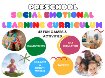 Preview of Social Emotional Learning Preschool Curriculum Social Skills Character Education