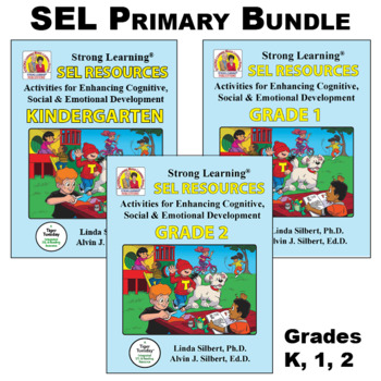 Preview of Social Emotional Learning Primary Bundle Workbook for Grades K, 1, 2