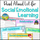 Social Emotional Learning Read Aloud List