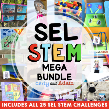 Preview of Social Emotional Learning Read Aloud STEM Challenges and Activities MEGA Bundle