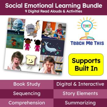 Preview of Social Emotional Learning Read Alouds and Activities BUNDLE