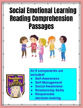 Preview of Social Emotional Learning Reading Passages