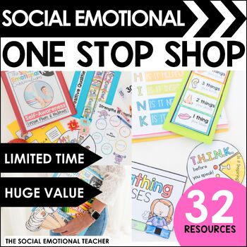 Preview of Social Emotional Learning Activities Resource Bundle ONE STOP SHOP