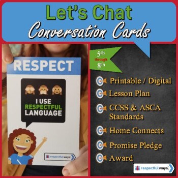 Preview of SEL Distance Learning | Respect | I Use Respectful Language | Middle School 5-8