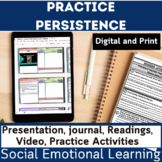Social Emotional Learning | SEL Activity | Practice Persistence