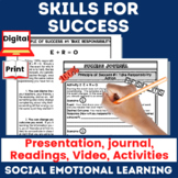 Social Emotional Learning | SEL Activity | Success Skills 