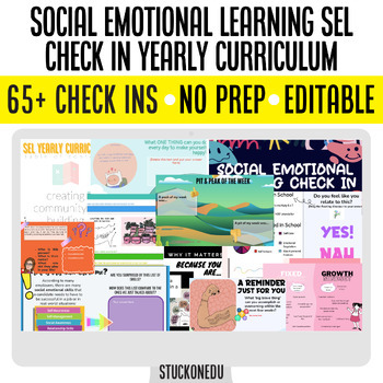 Preview of Social Emotional Learning Curriculum SEL Interactive Student Centered Activities