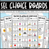 Social Emotional Learning (SEL) Choice Boards
