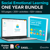 Social Emotional Learning (SEL) Curriculum ONE YEAR Bundle
