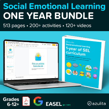 Preview of Social Emotional Learning (SEL) Curriculum — One Year Bundle