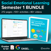 Social Emotional Learning (SEL) Curriculum Semester 1 Bundle