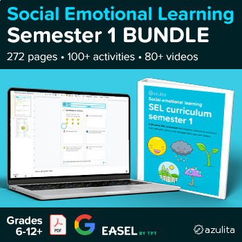 Preview of Social Emotional Learning (SEL) Curriculum — Semester 1 Bundle