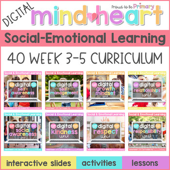 Preview of Social Emotional Learning & Morning Meeting DIGITAL SEL Activities Curriculum