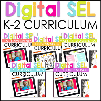 Preview of Social Emotional Learning (SEL) Digital Curriculum Bundle for Elementary Grades