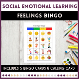 Social Emotional Learning SEL Feelings Bingo to Increase E