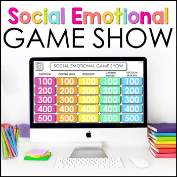 Preview of Social Emotional Learning Game Show: Digital SEL Game for Elementary Classrooms
