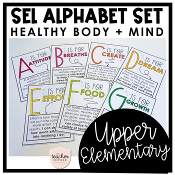 Preview of Social Emotional Learning (SEL) - Healthy Body & Healthy Mind Alphabet
