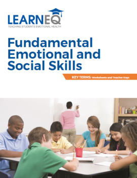 Preview of Social Emotional Learning (SEL) Key Terms Packet with Teacher Keys