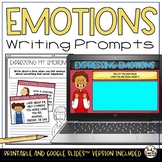 Social Emotional Learning SEL Managing Emotions Writing Prompts