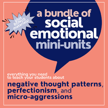 Preview of Social Emotional Learning (SEL) Mini-Unit Bundle