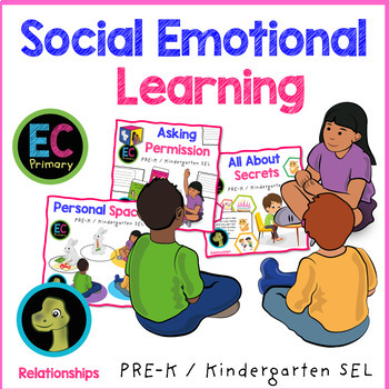 Preview of Social Emotional Learning SEL Pre-K / Kindergarten Bundle